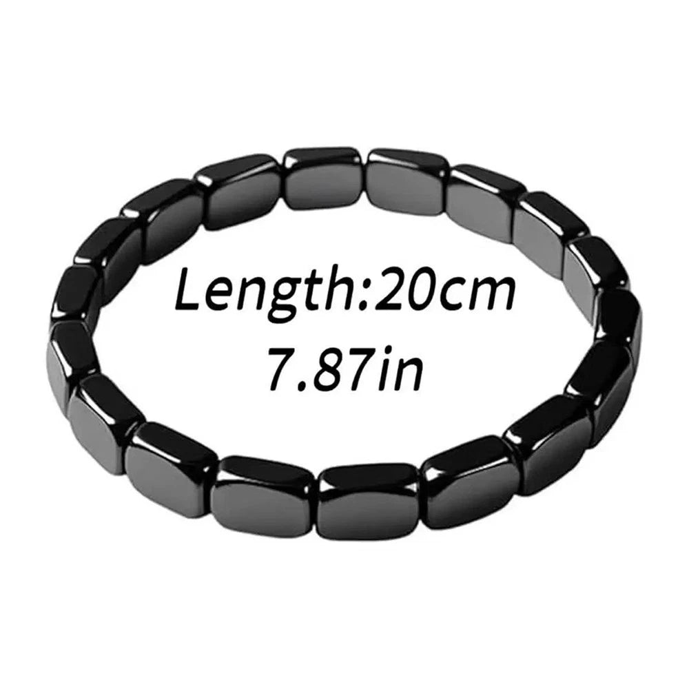 1/2pcs Hemys Hematite Bracelet for Men, 2026 New Hemios bracelet with Gift