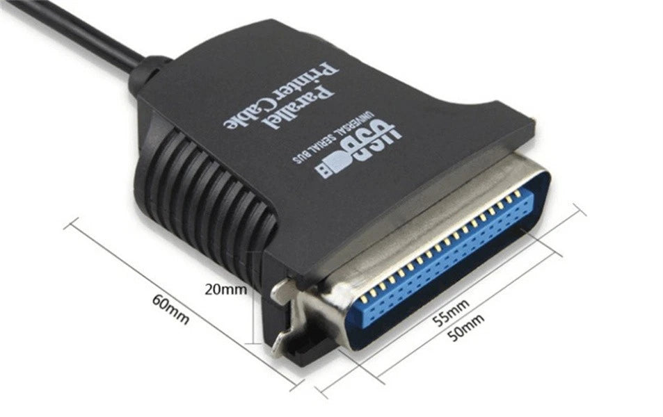 36 Pin USB to Parallel IEEE 1284 Printer Cable Computer PC Lead Adaptor Laptop