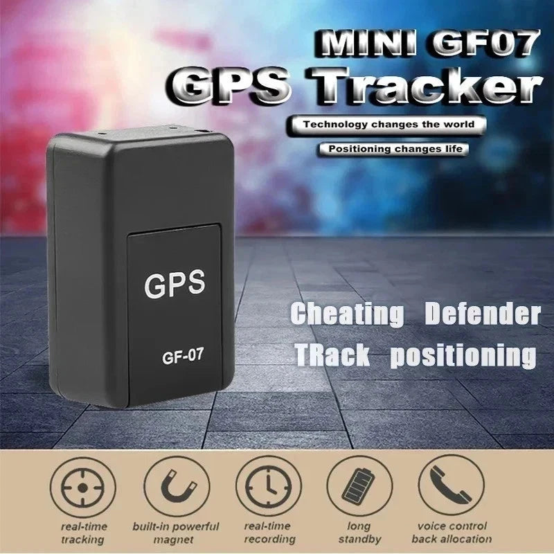 1 Pc GF07 Mini Portable GPS Tracker – Car & Vehicle Security Device