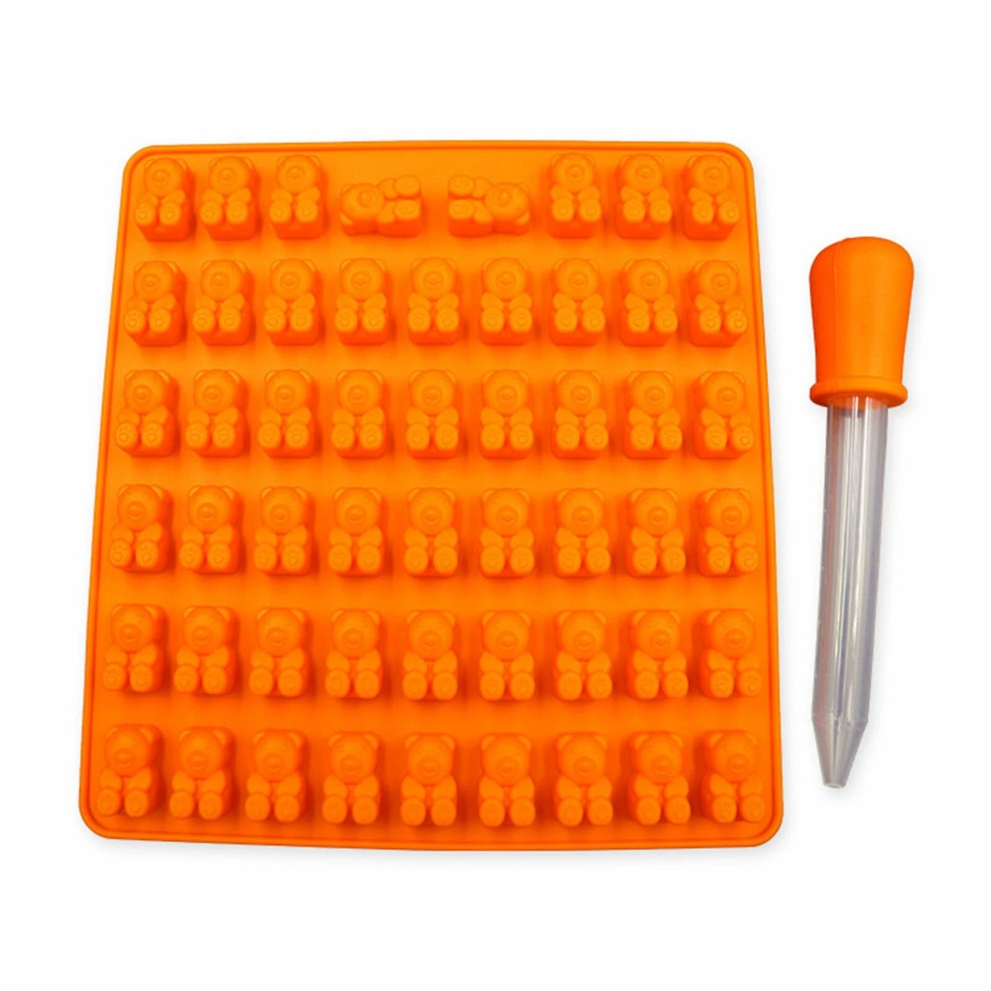 53 Cavity Silicone Gummy Bear Mold Candy Chocolate Jelly Ice Moulds Bakeware AU