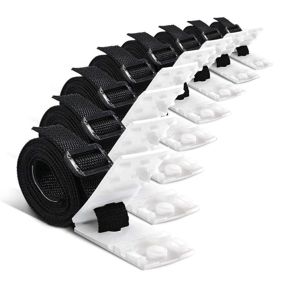 Aqua Buddy Pool Cover Roller Attachment Straps Kit 8PCS for Swimming Solar Pool