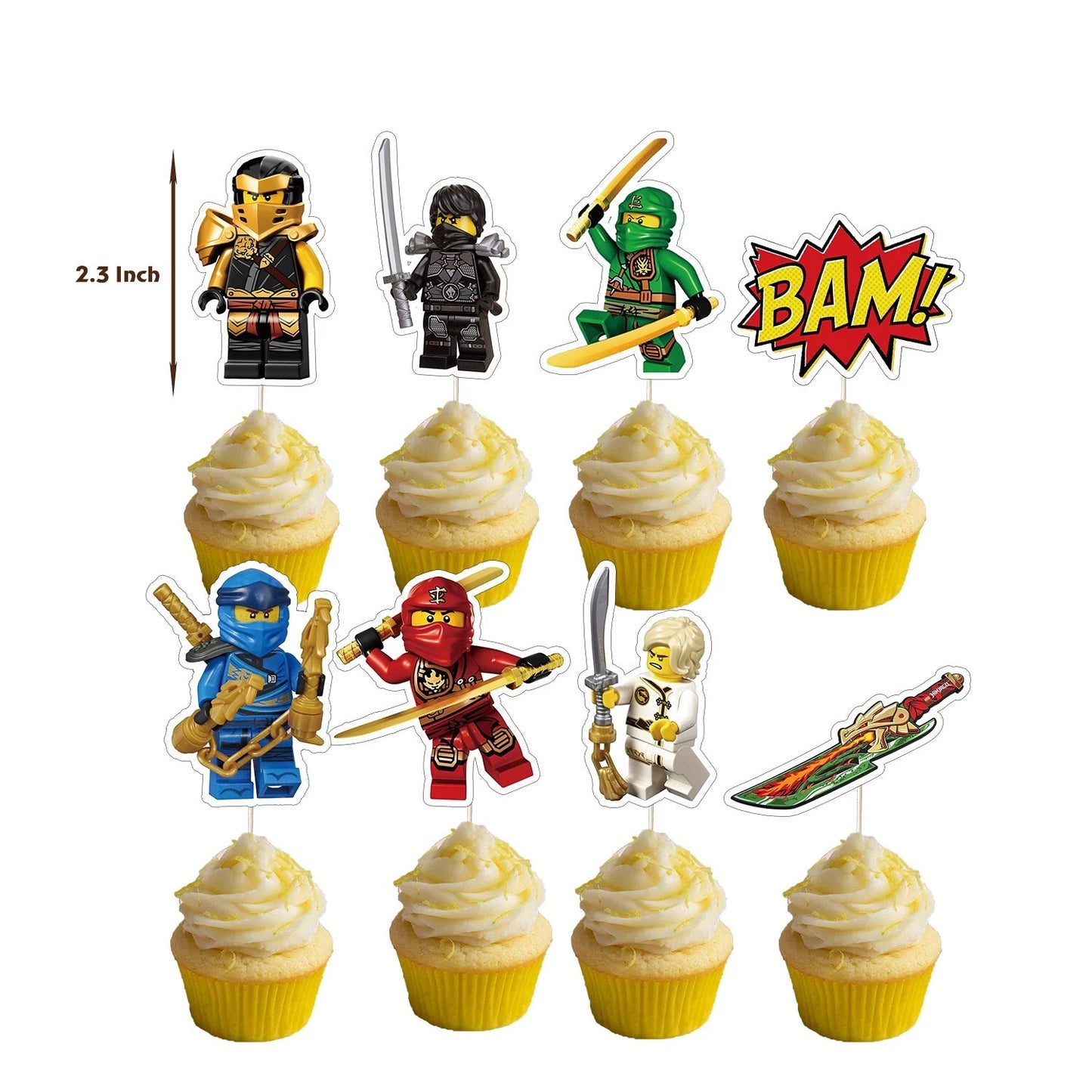 Ninjago Party Supplies Balloons Banner Cake Toppers Party Decorations