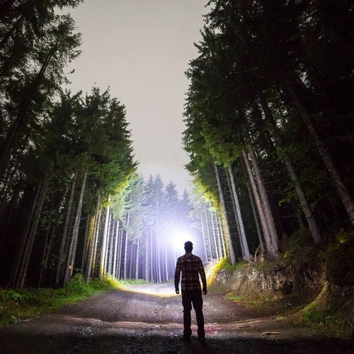 TOPEX Headlamp Rechargeable Head Torch 1000 Lumens Motion Sensor Control