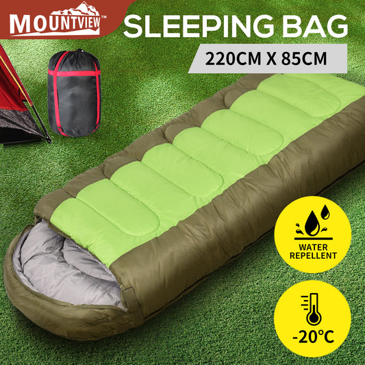 Mountview Sleeping Bag Outdoor Camping Single Bags Hiking Thermal -20℃ Winter