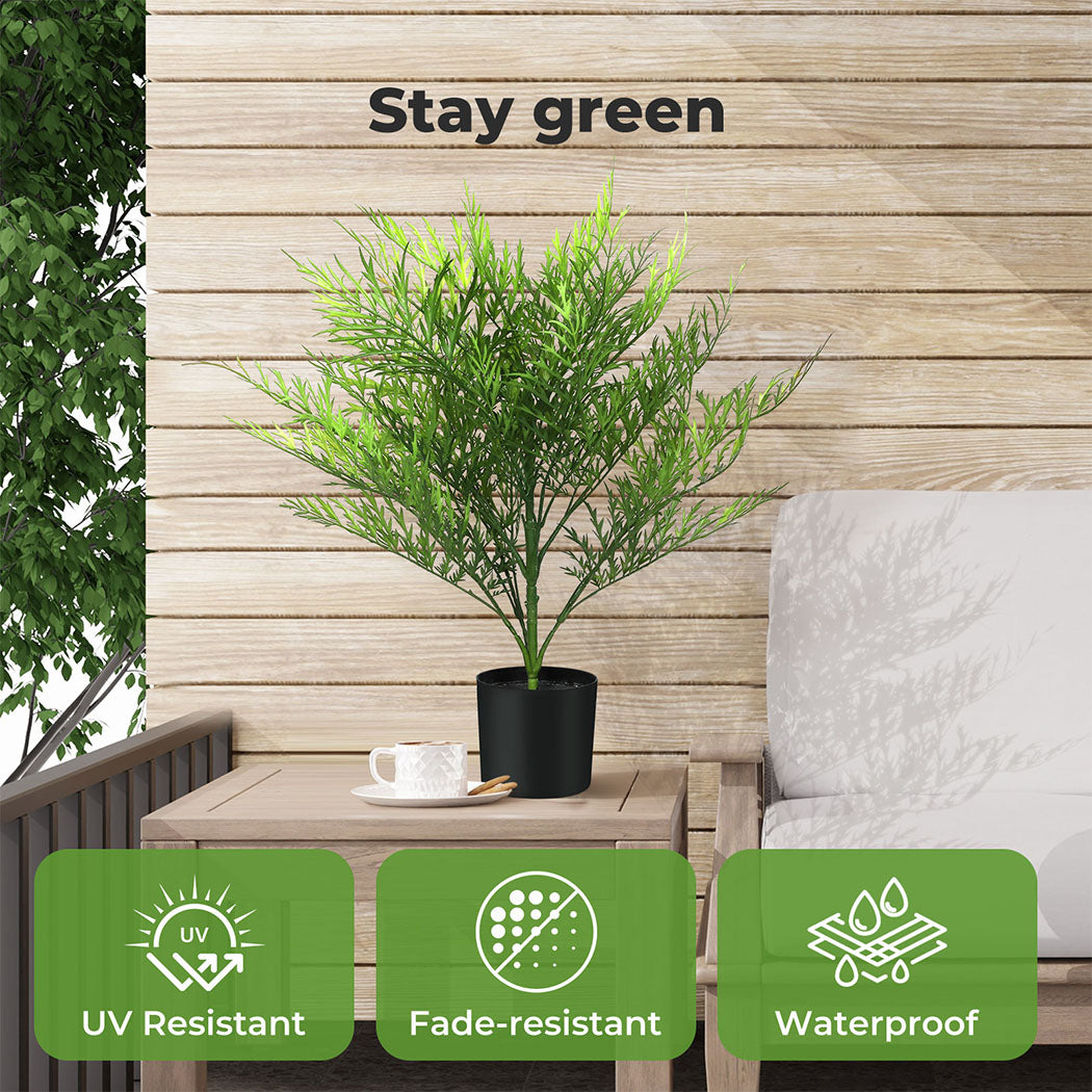 Lambu Artificial Plants Palm in Pot Fake Tree Lifelike Home Office Decor Indoor