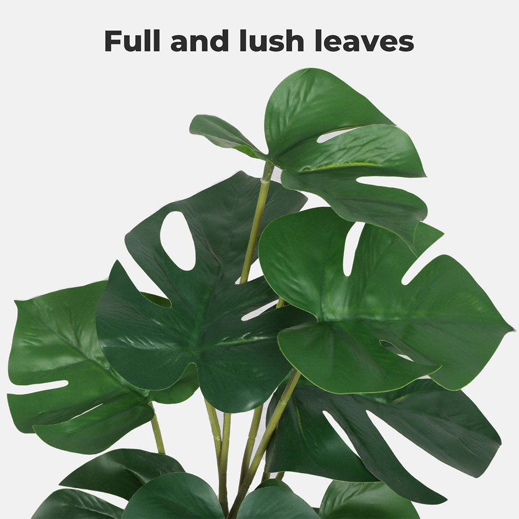 Lambu Artificial Plants Palm in Pot Fake Tree Lifelike Home Office Decor Indoor