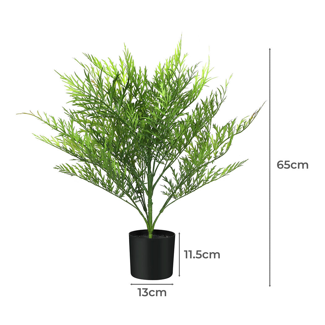 Lambu Artificial Plants Palm in Pot Fake Tree Lifelike Home Office Decor Indoor