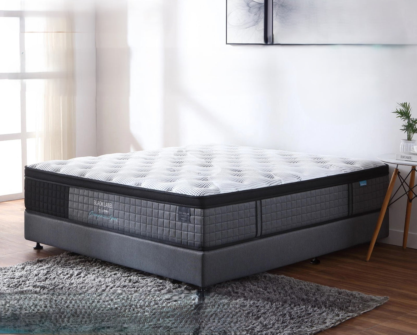 Queen Double King Single Mattress Bed Euro top Pocket Spring Latex Chiropractic