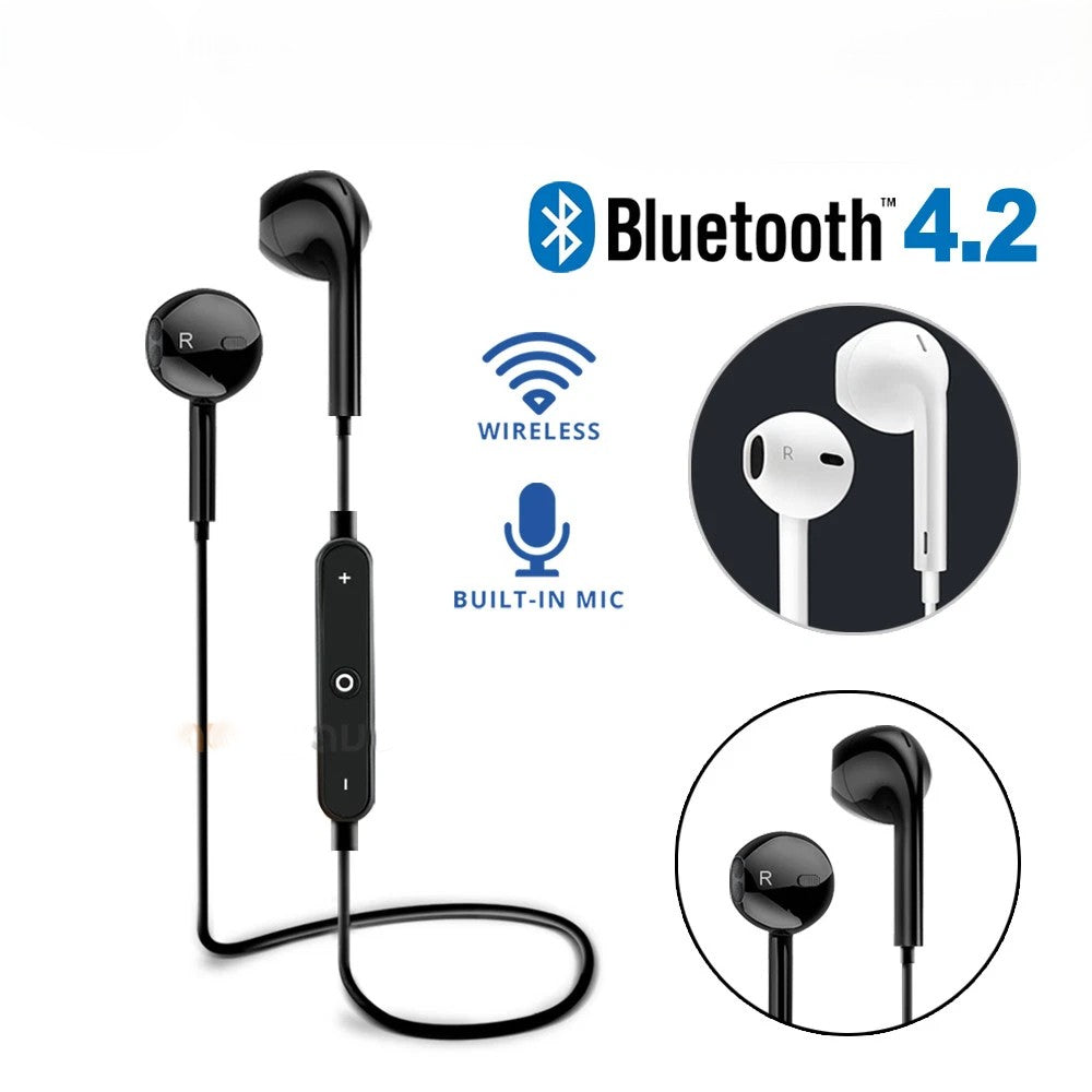 Premium Bluetooth Wireless Headphones Running Sport Earphones Gift with Mic