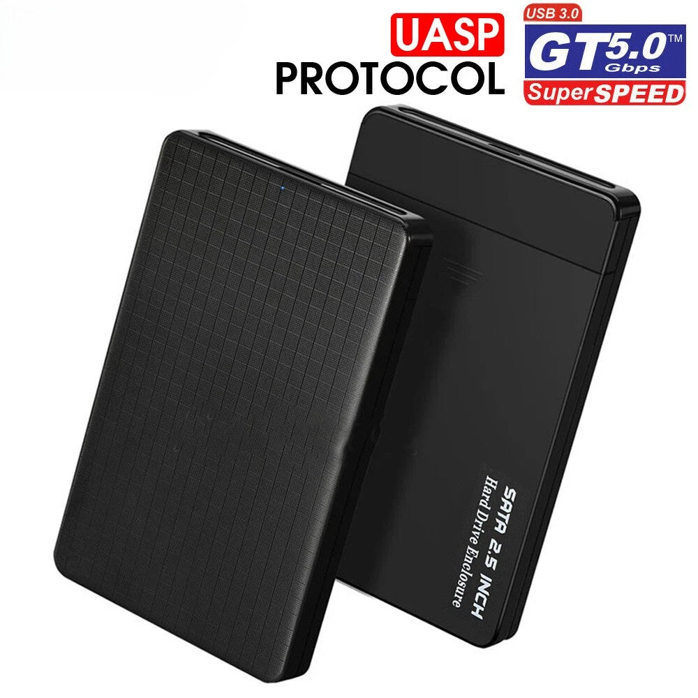 NEW USB 3.0 Portable External Hard Drive Disk Case Slim SATA Storage Box Device