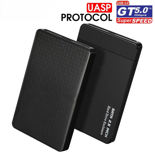 NEW USB 3.0 Portable External Hard Drive Disk Case Slim SATA Storage Box Device