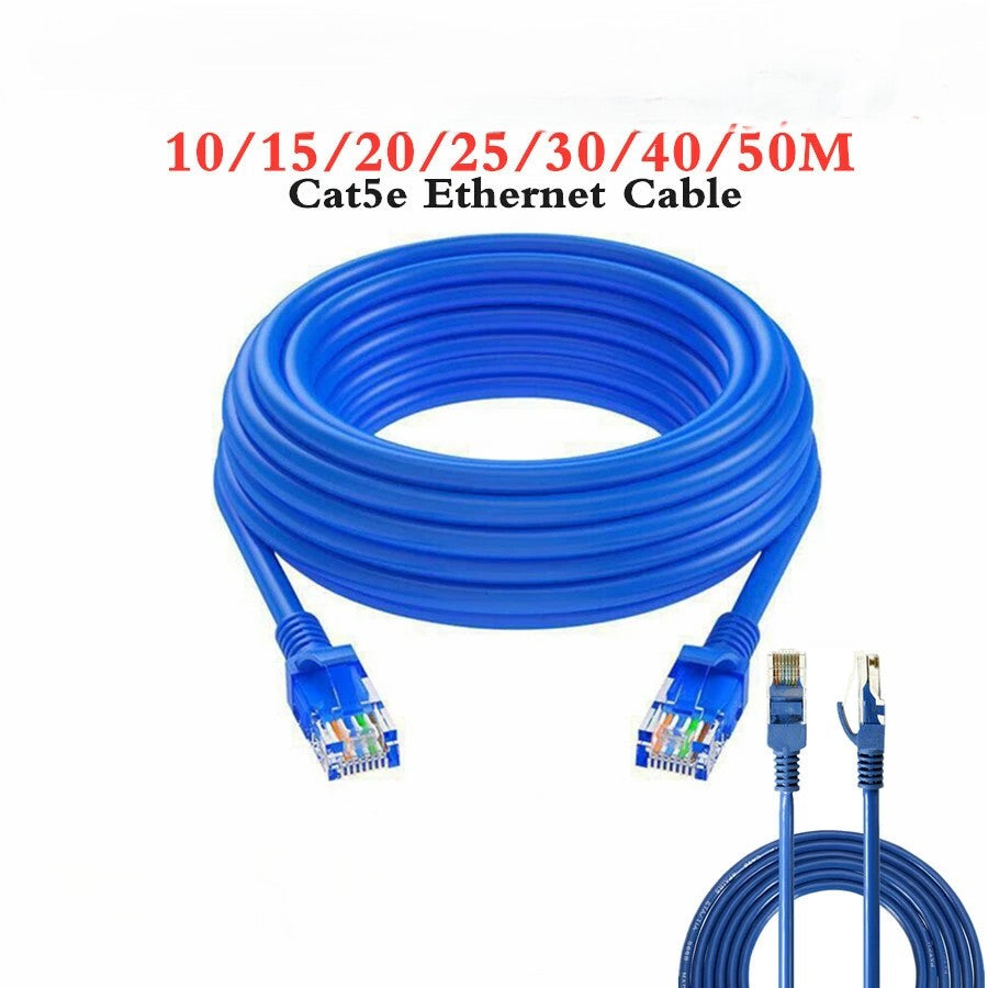 10m 20m 30m 40m 50m 5m  Ethernet Network Cable LAN Router Internet Patch Lead CAT5e