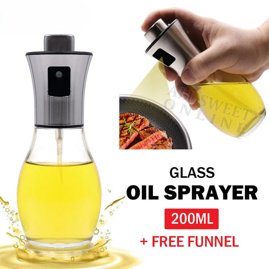 Glass Dispenser Olive Oil Sprayer Cooking Baking BBQ Spray Bottle Kitchen Tool