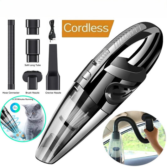 120W Hand-Held Portable Vacuum Cleaner Hoover Car Rechargeable Home Wet & Dry AU