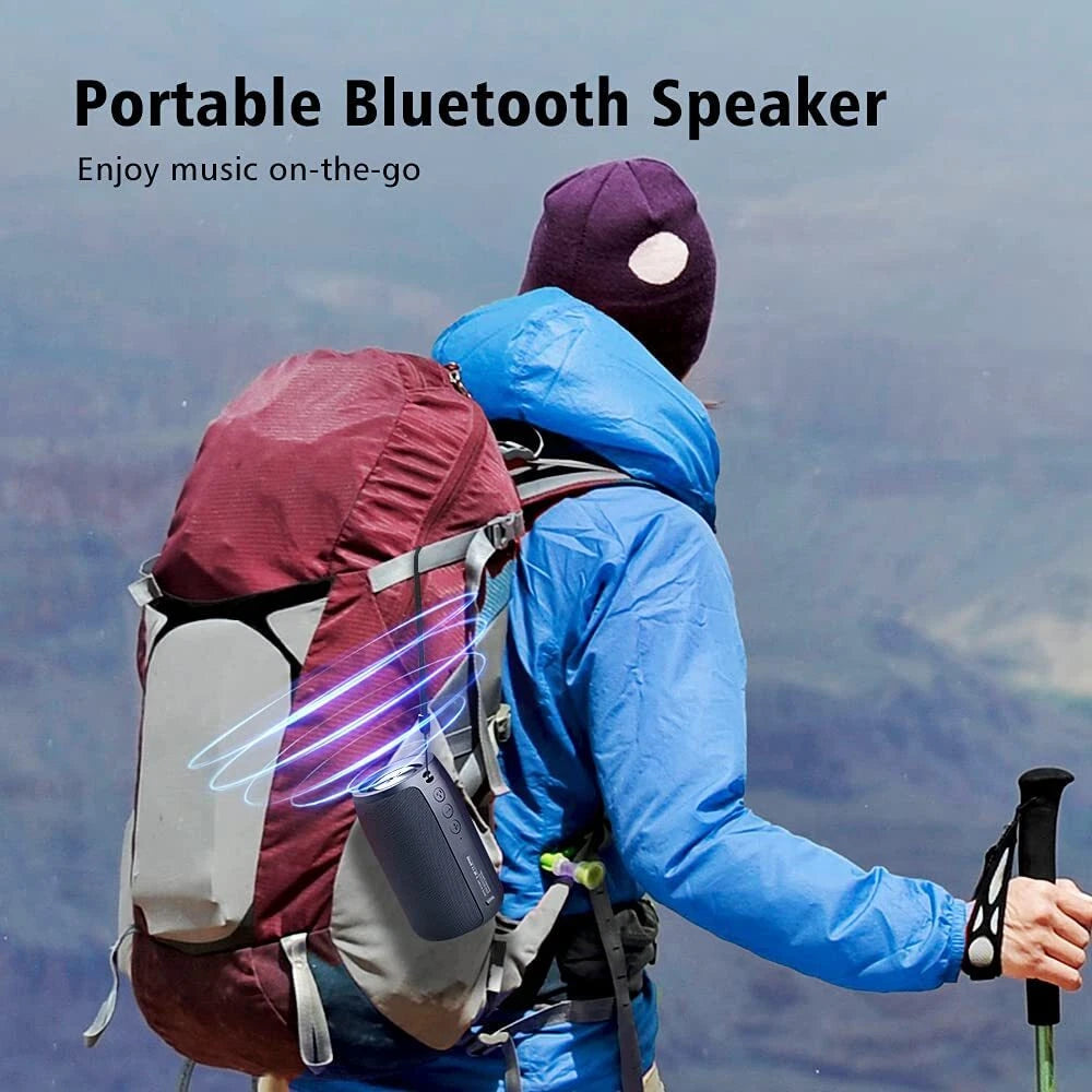 Waterproof Bluetooth 5.0 Wireless Speaker Outdoor Portable Loud Stereo Speakers