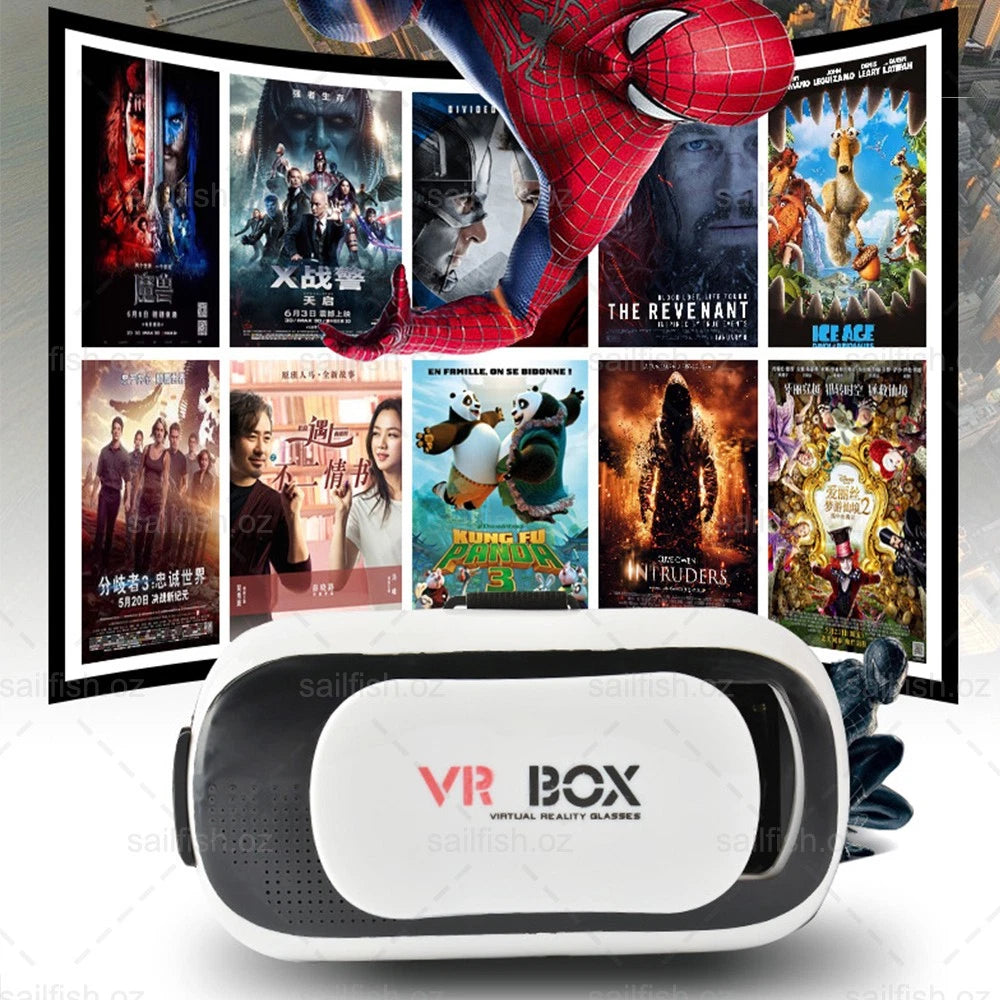 Virtual Reality 3D VR Glasses Headset Box Helmet for Phone and Android phone