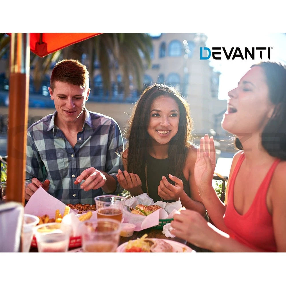 Devanti Commercial Electric Deep Fryer 10L Basket Chip Cooker Stainless Steel