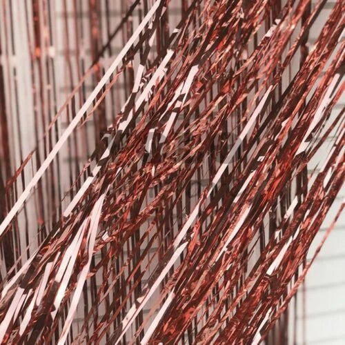2M Metallic Fringe Tinsel Curtain Foil Backdrop Streamer Event Party Drop AUS