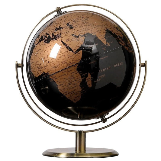 23cm World Globe Earth Map Tellurion Geography Teaching Aid for Office Desktop