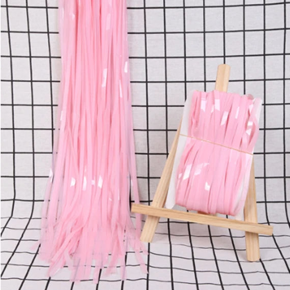 2M Metallic Fringe Tinsel Curtain Foil Backdrop Streamer Event Party Drop AUS