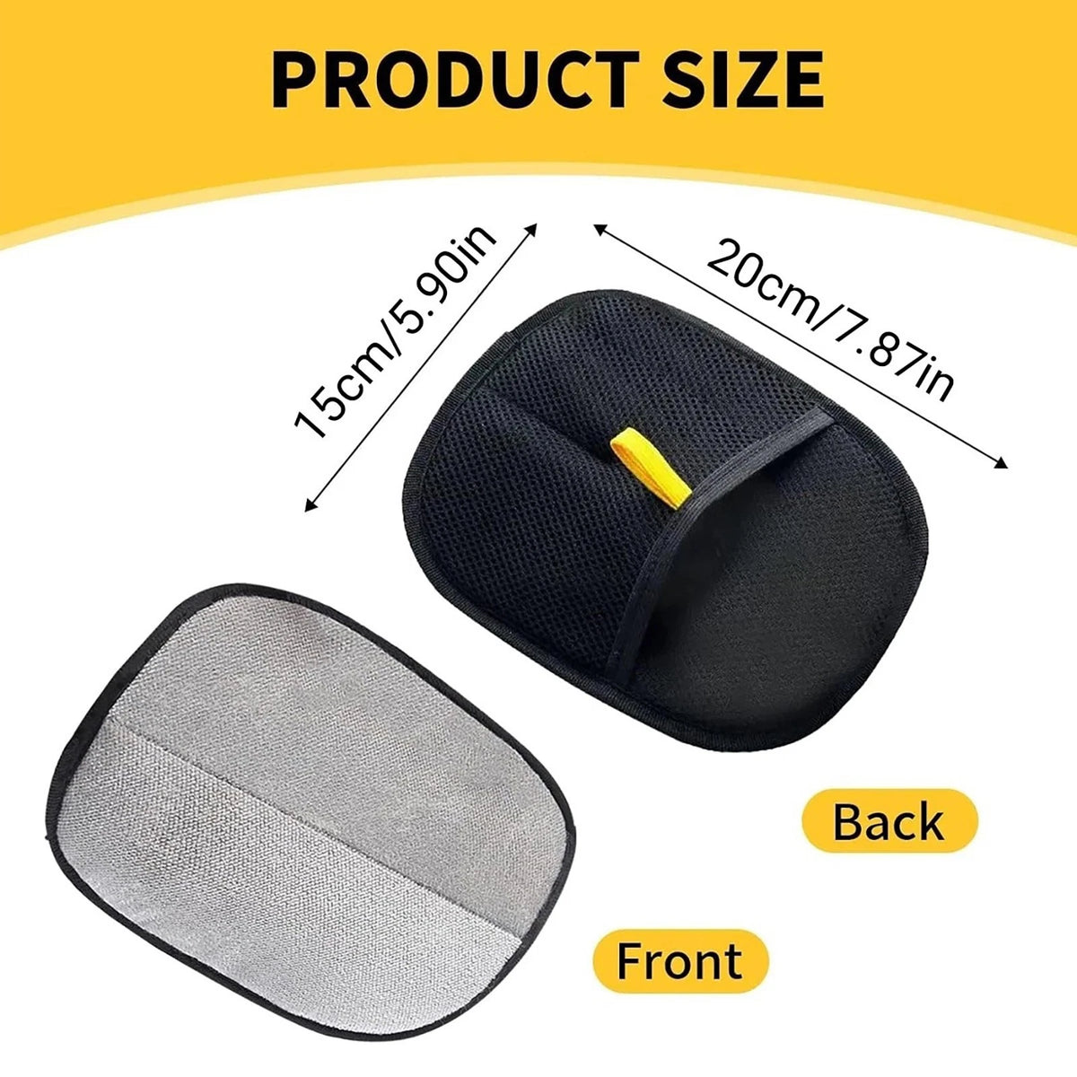 Pets Grooming Glove Double Sided Pet Hair Remover Gloves for Dog Cat Reusable AU
