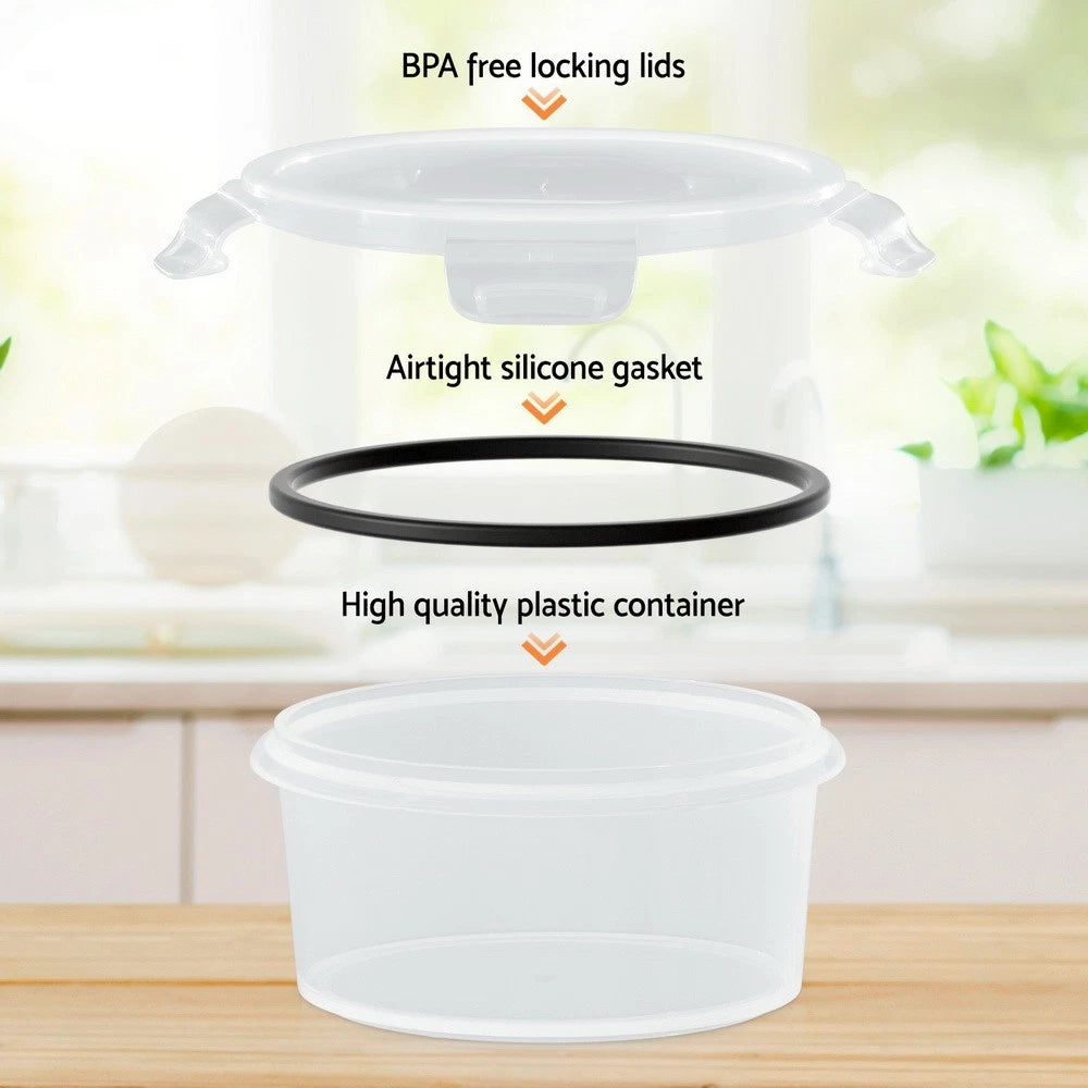 5-star chef 16PCS Airtight Food Storage Container Fridge Freezer Kitchen Box