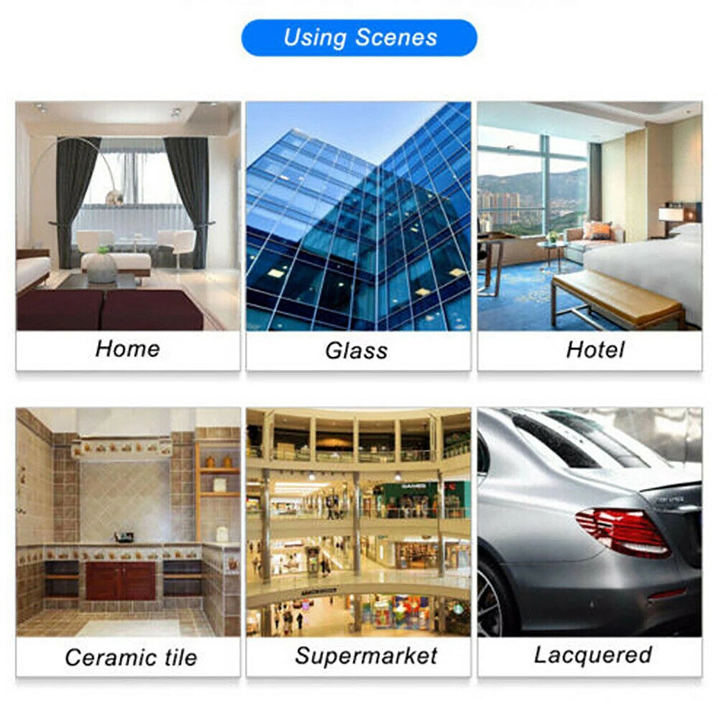 25-45cm Glass Window Cleaning Squeegee Blade Wiper Cleaner Home Shower Bathroom