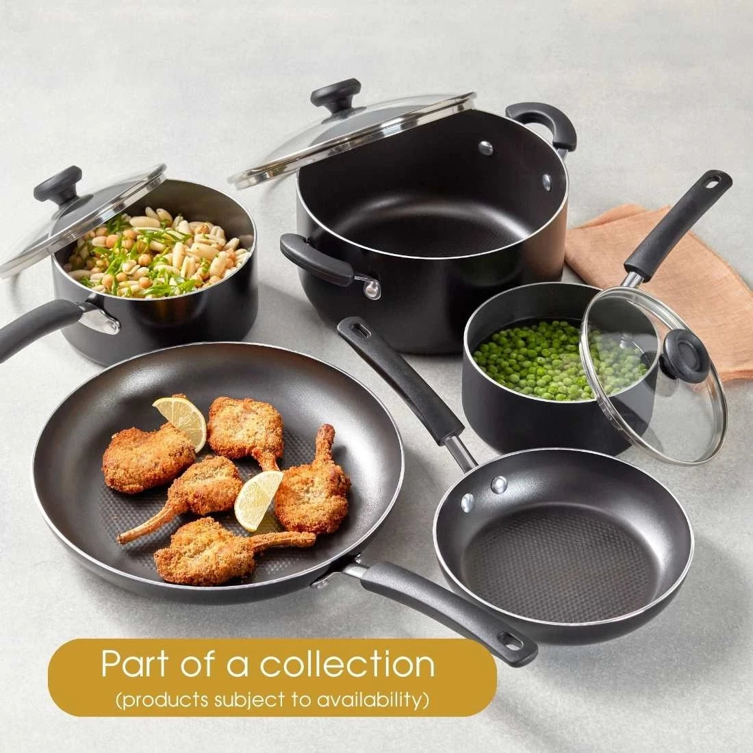 RACO Smartstart Nonstick Induction 5 Piece Cookware Set