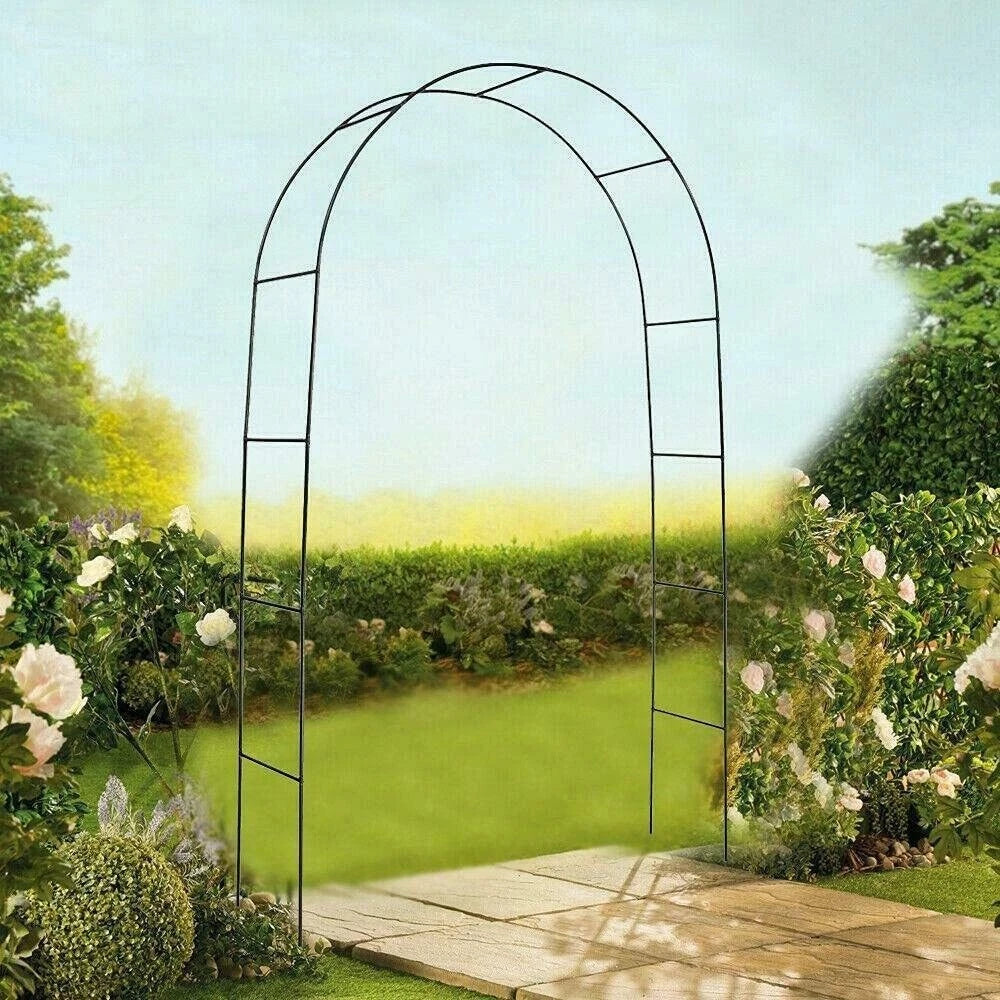 Garden Arch Wedding Archway Trellis Climbing Plants Support with Base