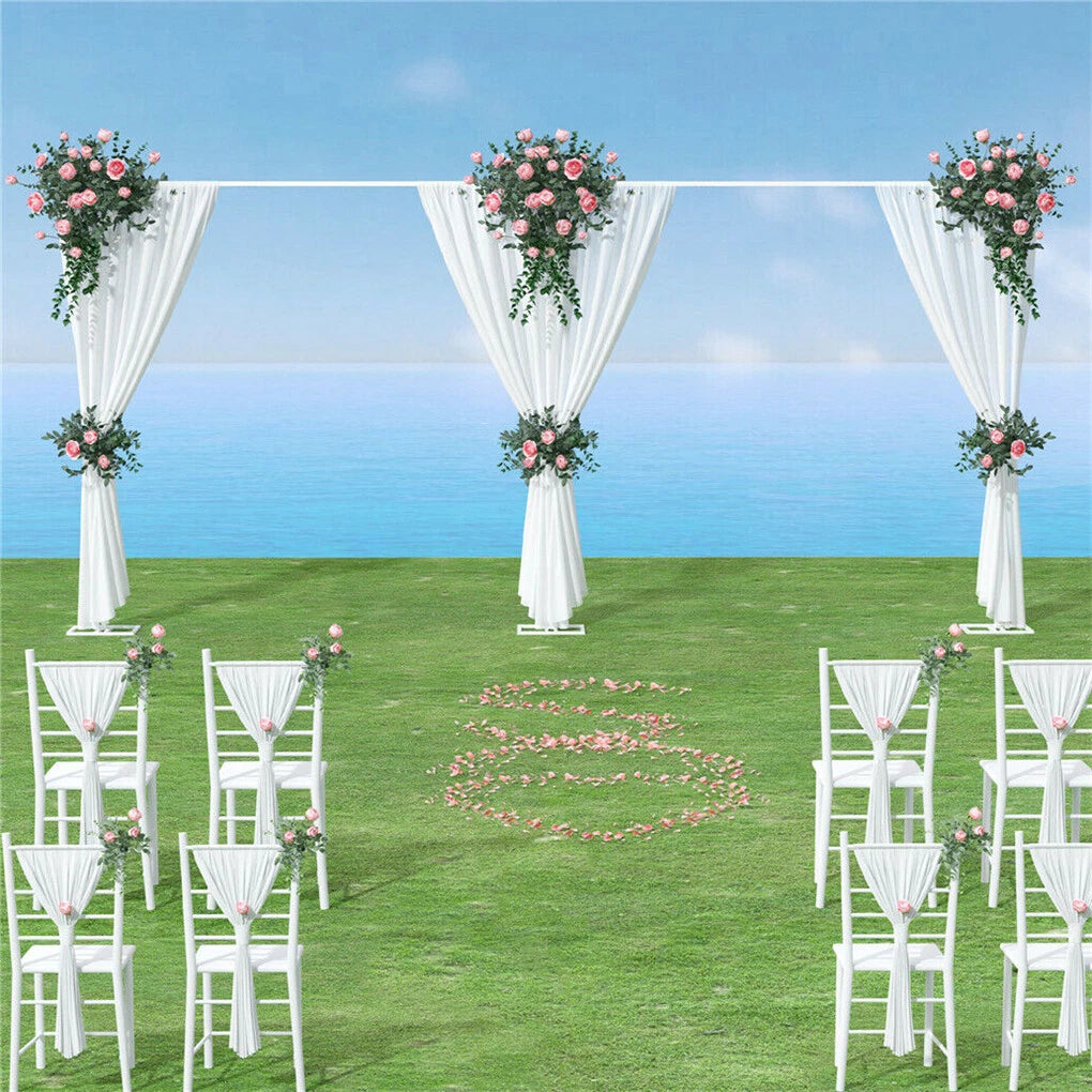6Mx3M Adjustable Heavy duty Telescopic Wedding Backdrop Stand Pipe &Drape System