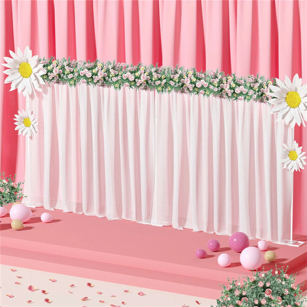 6Mx3M Adjustable Heavy duty Telescopic Wedding Backdrop Stand Pipe &Drape System