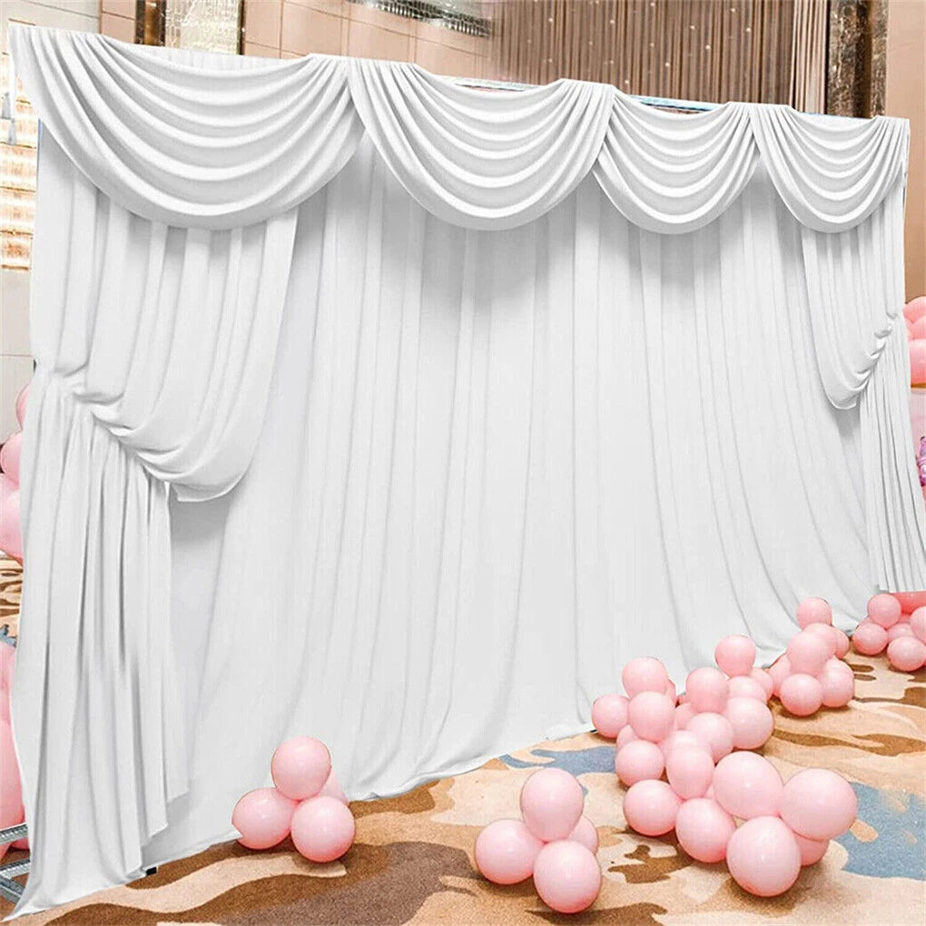 6Mx3M Adjustable Heavy duty Telescopic Wedding Backdrop Stand Pipe &Drape System