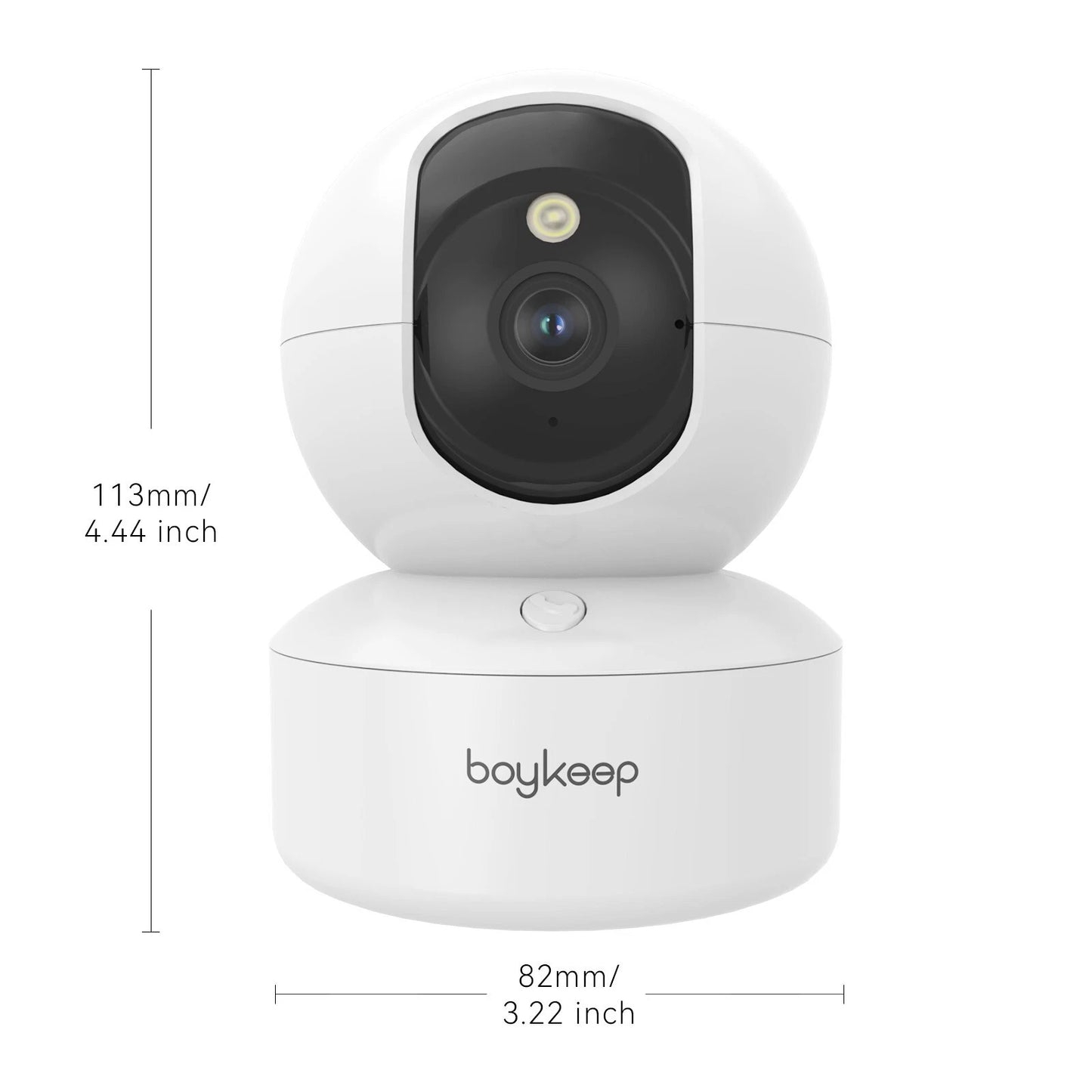 2PCS Security Camera 5G WIFI Indoor Smart Home Baby Pet Wired Cam Night Vision
