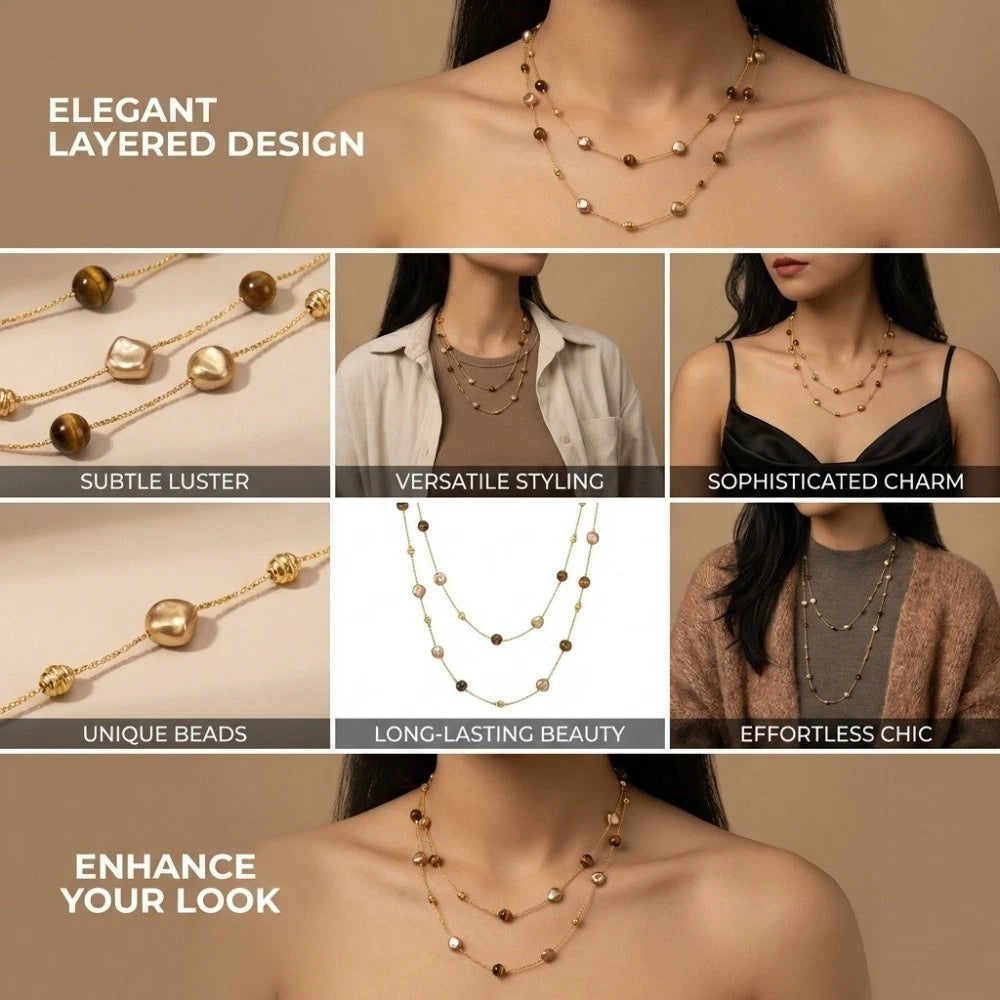 Colorful Long Sweater Chain Long Length Beaded Sweater Chain  Women's Jewelry