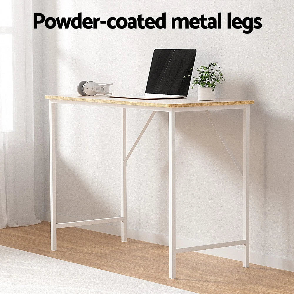 Artiss Computer Desk Home Office Study Table Desks Oak 100CM