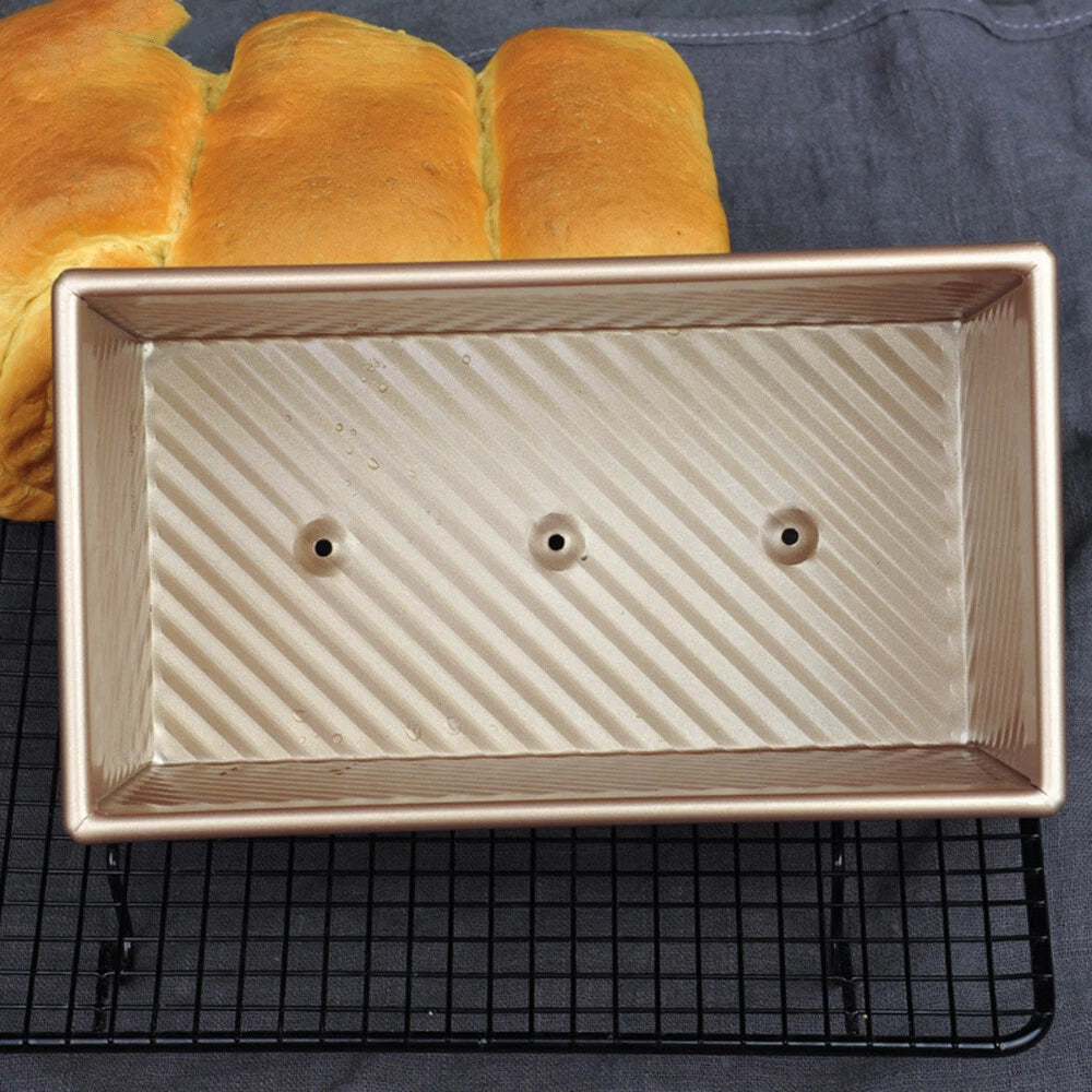 Pullman Loaf Pan with Lid Non-Stick Bakeware Bread Toast Mold Carbon Steel Cor
