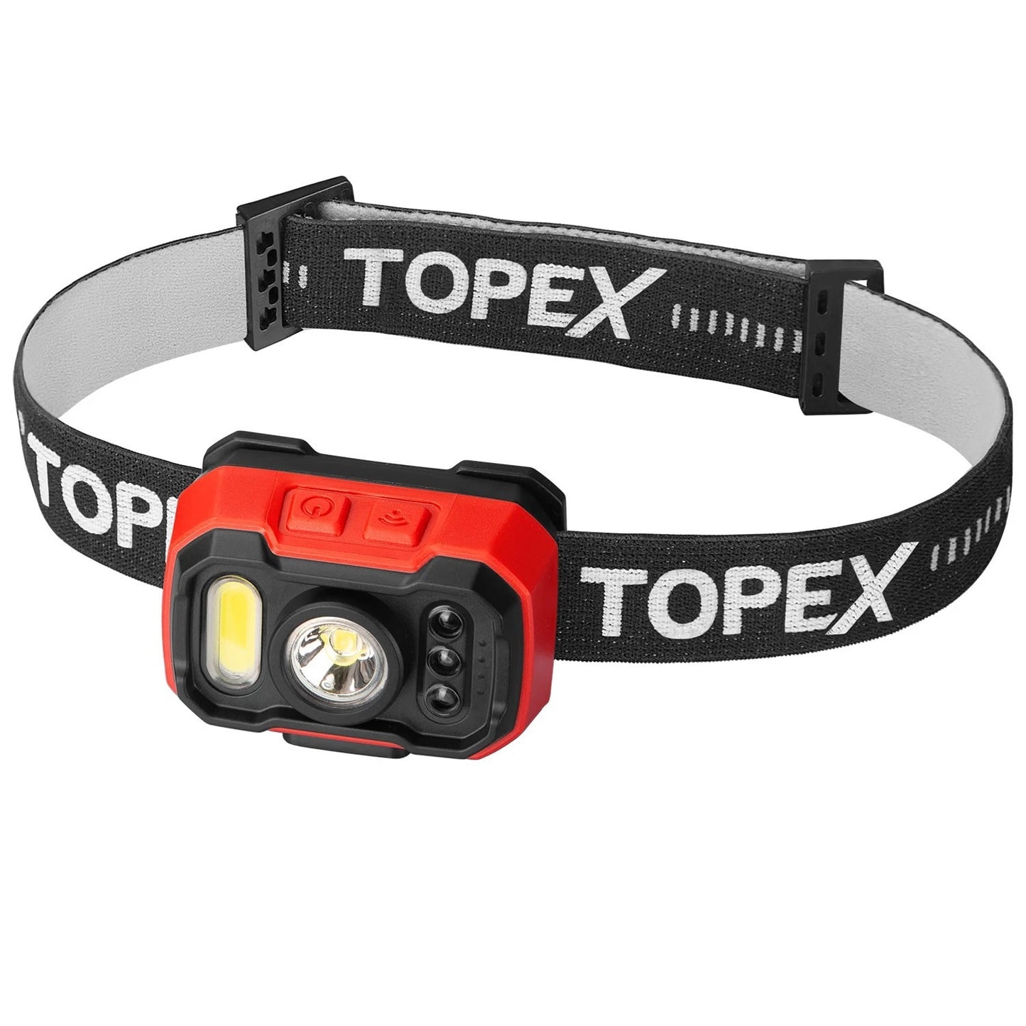 TOPEX Headlamp Rechargeable Head Torch 1000 Lumens Motion Sensor Control