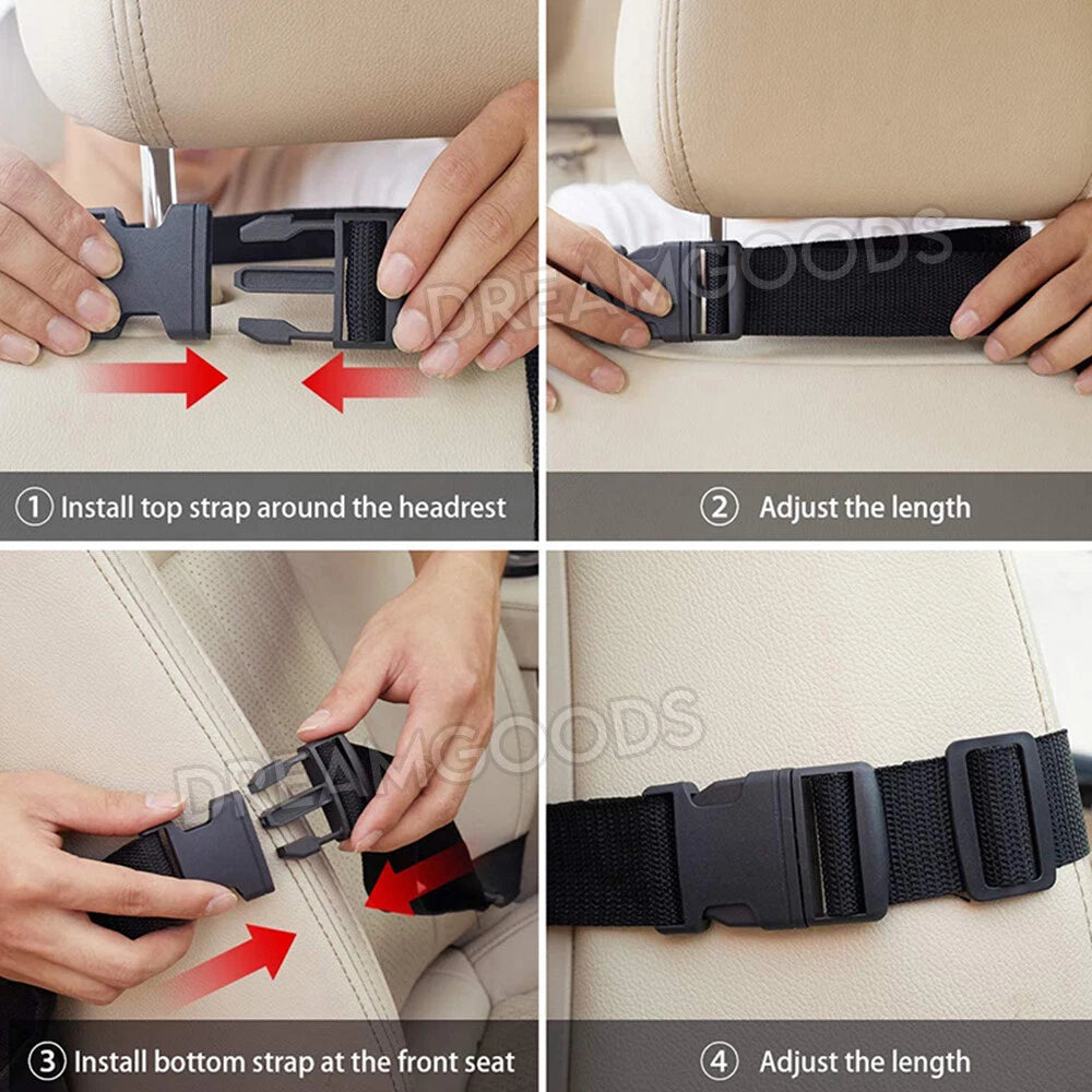 2PCS Car Seat Back Organiser Multi Pocket Storage Bag Pouch Holder Interior Tidy