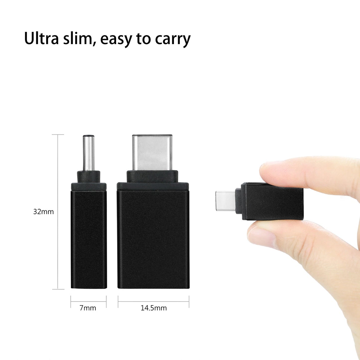 USB 3.1 Type C Male to USB 3.1 A Female Converter USB-C Cable Adapter OTG