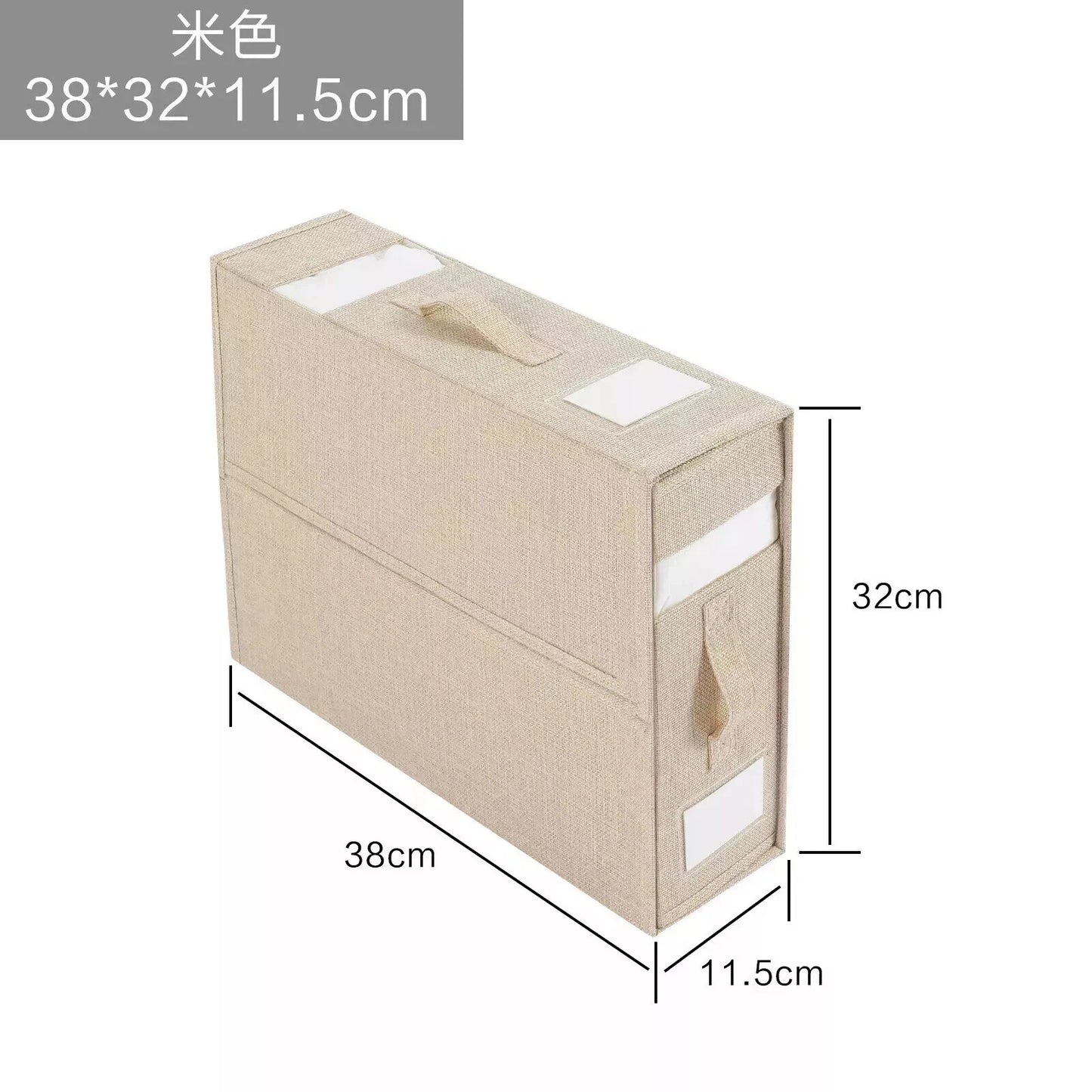 4 Pack Bed Sheets Organizers and Storage King Size Foldable Sheet Organizer Box