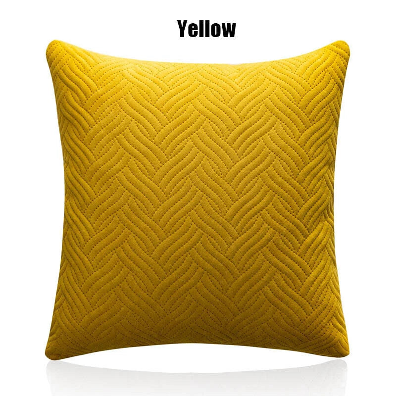 Home Decor Velvet Cushion Cover 1Pc Soft Square Pillowcase Modern Luxurious