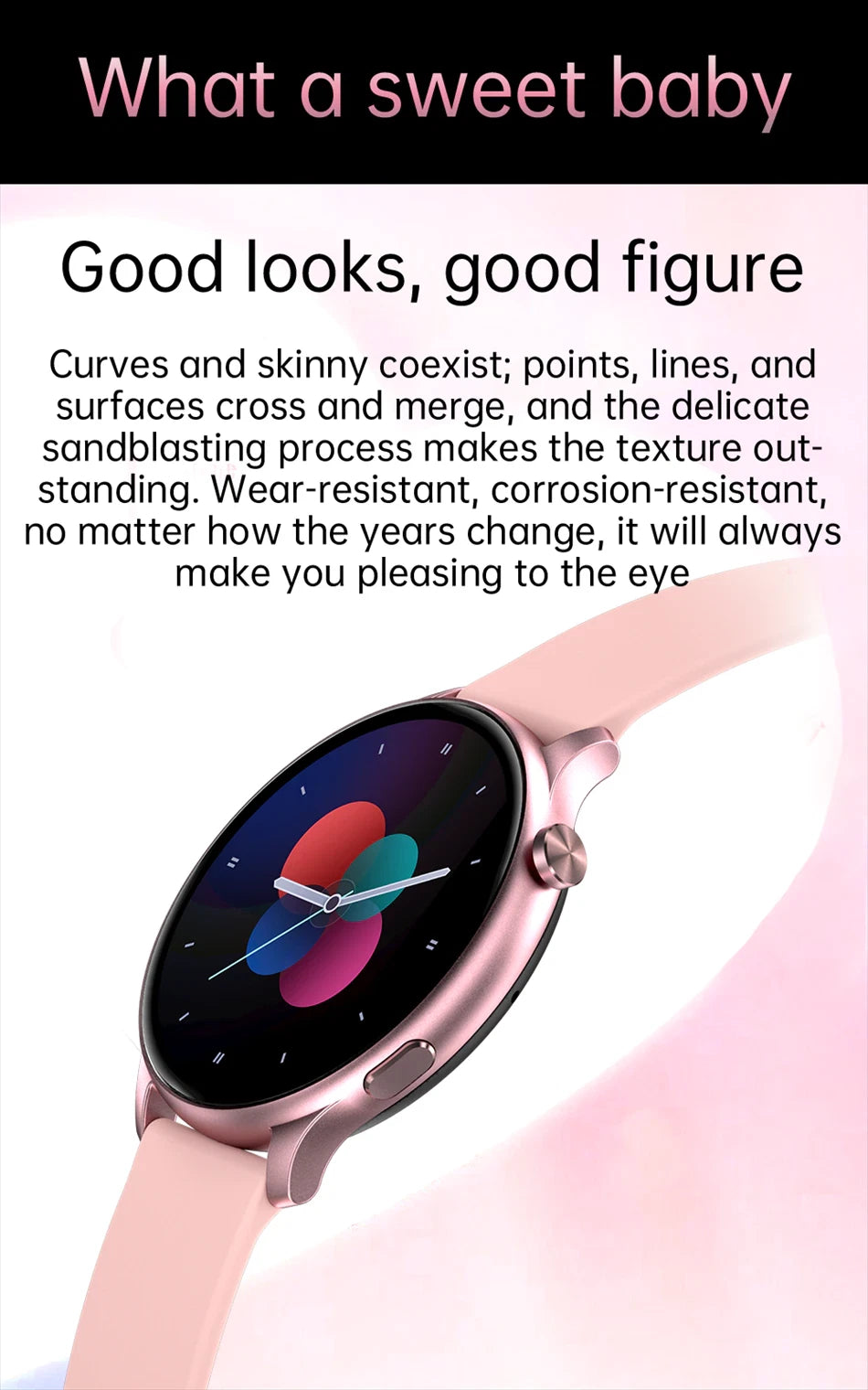 New Smart Watch Full Touch Screen AMOLED Bluetooth Call for Women and Men -DT85