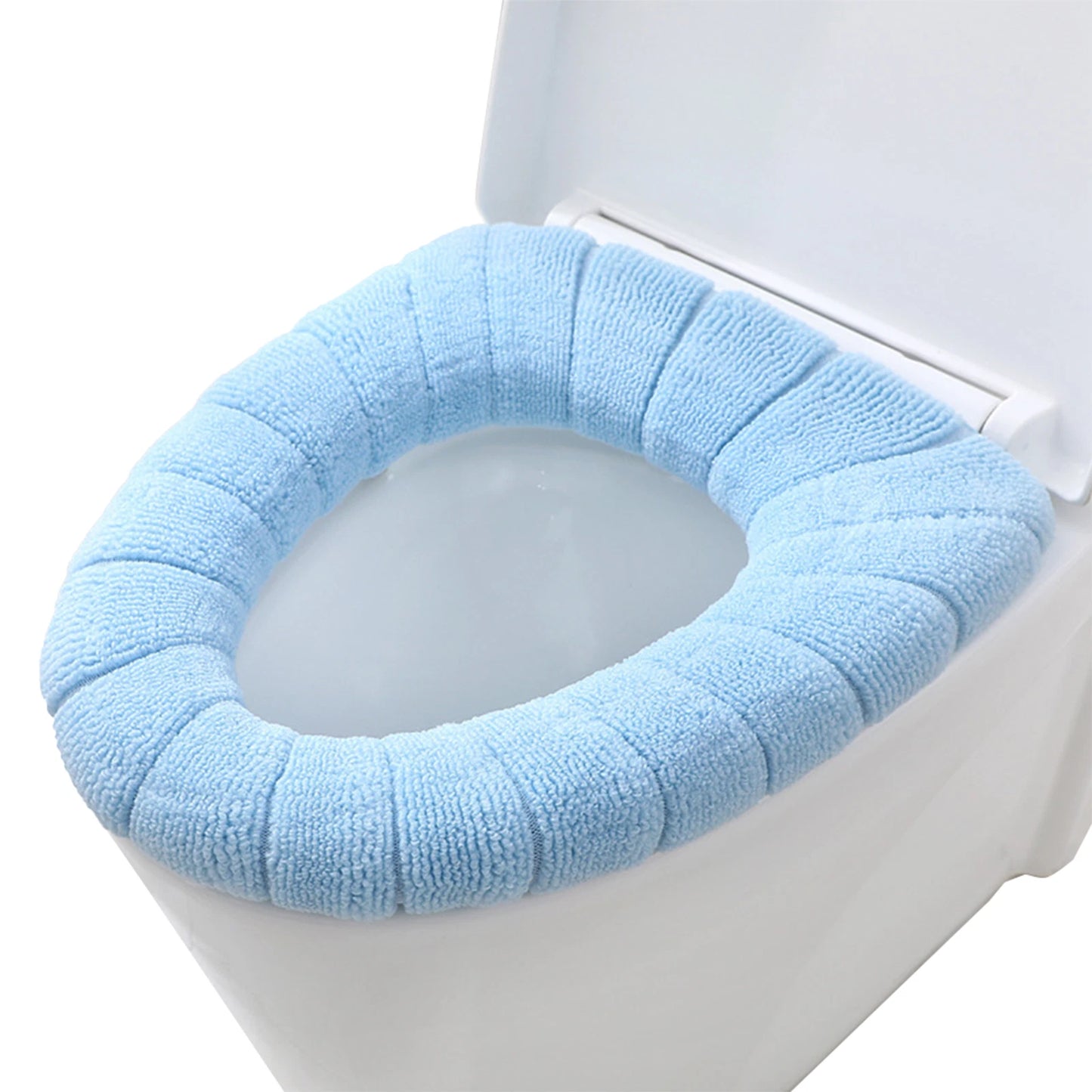 Soft Toilet Seat Mat Bathroom Washable Closestool Cushion Cover Pad Lid Warmer
