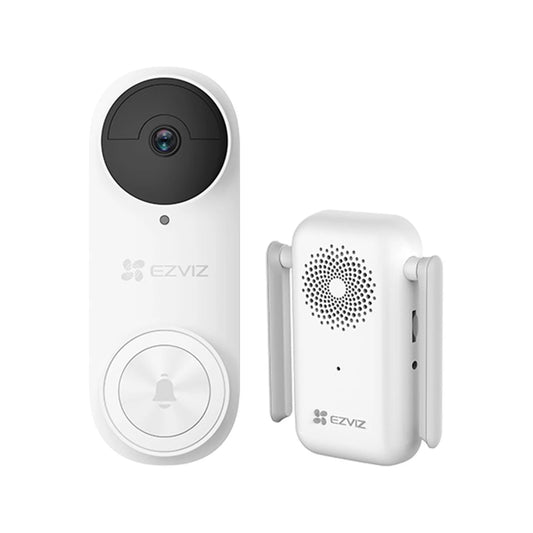 EZVIZ Battery-Powered Video Doorbell Kit, 2K⁺, Human Motion Detection (DB2 PRO)