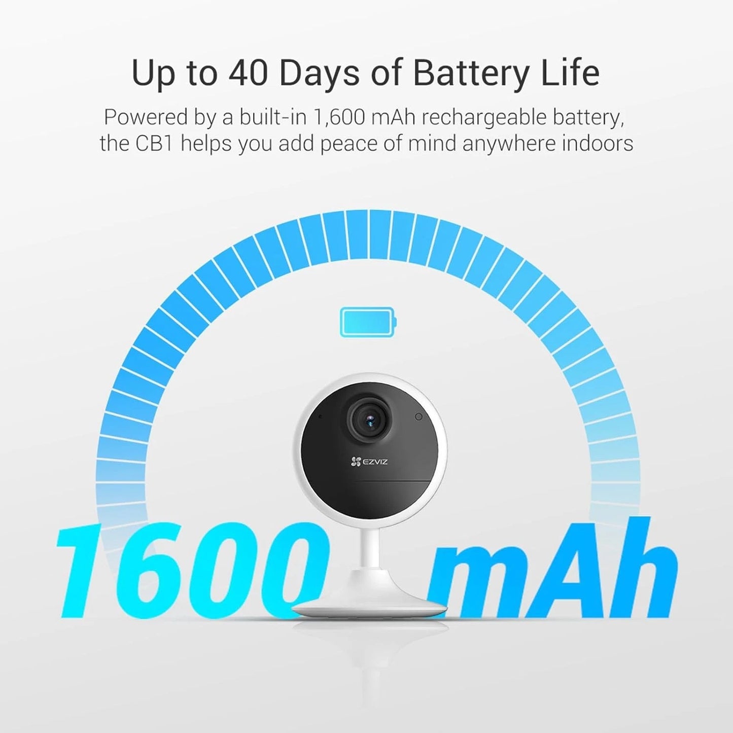 EZVIZ CB1 Wireless Battery Powered Security Camera 1080P Baby and Pet Monitor