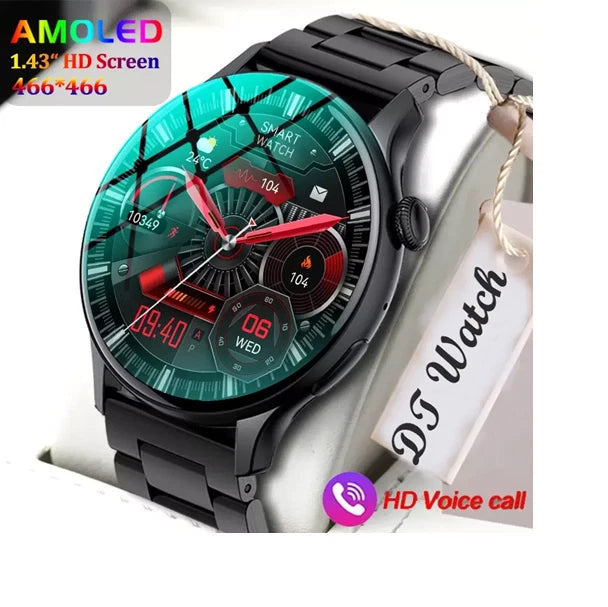 New Smart Watch Full Touch Screen AMOLED Bluetooth Call for Women and Men -DT85