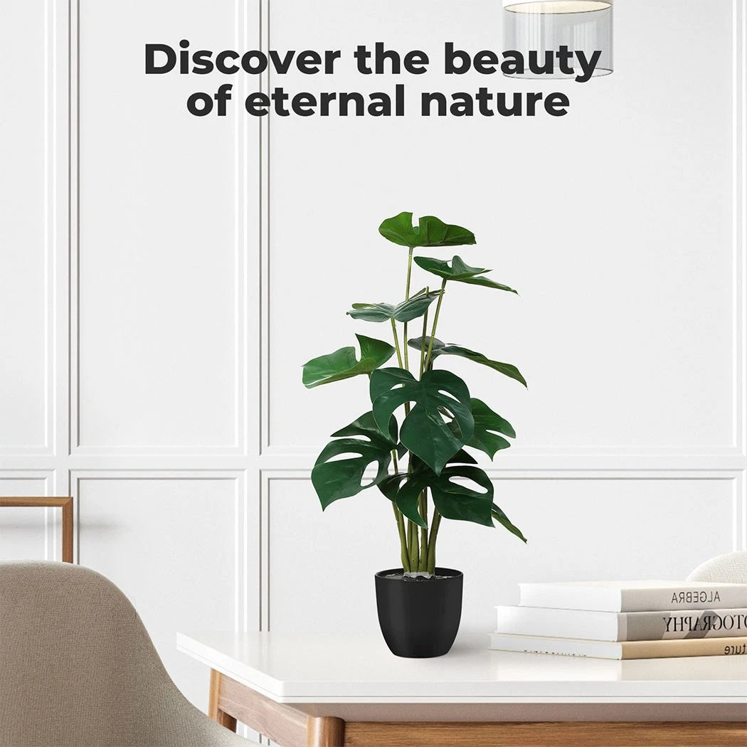Lambu Artificial Plants Palm in Pot Fake Tree Lifelike Home Office Decor Indoor