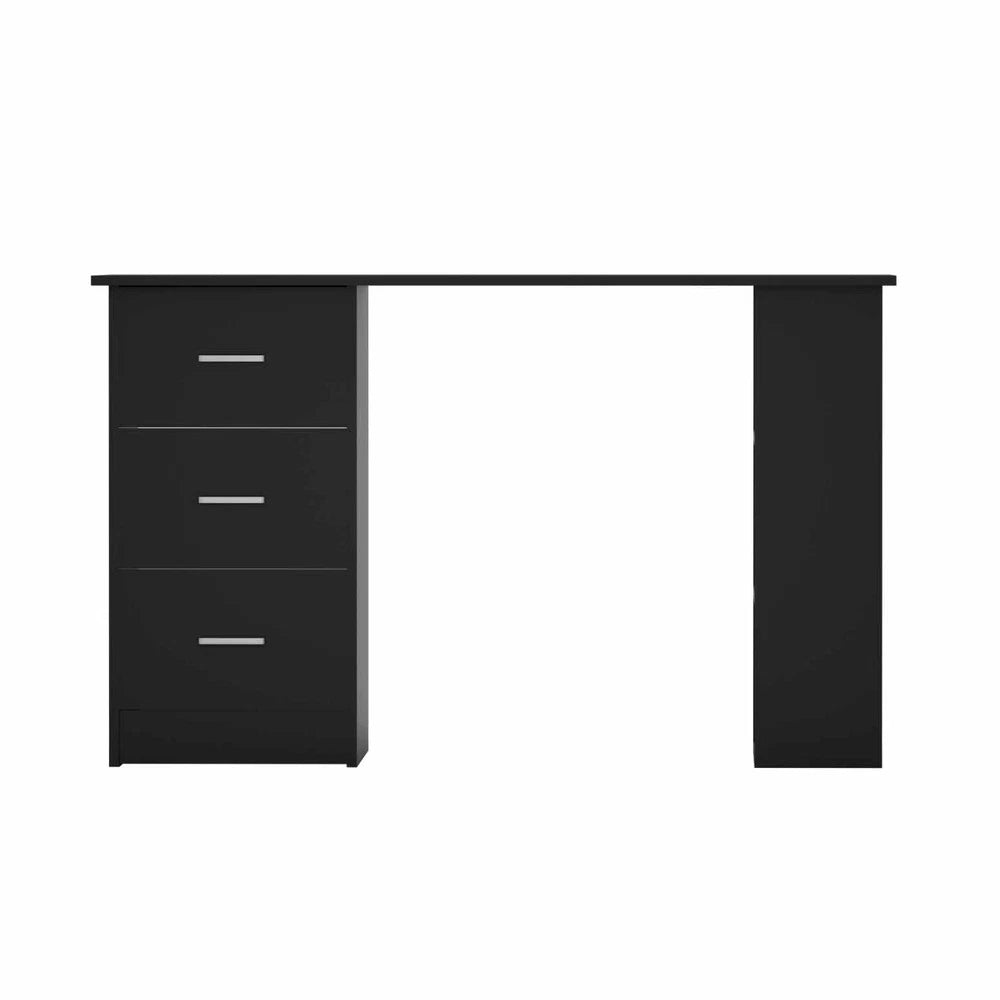 Artiss Computer Desk Drawer Shelf Home Office Study Table Black 120CM