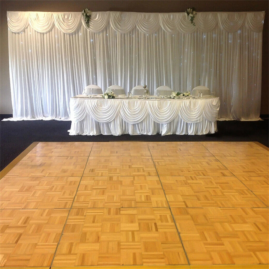 6Mx3M Adjustable Heavy duty Telescopic Wedding Backdrop Stand Pipe &Drape System