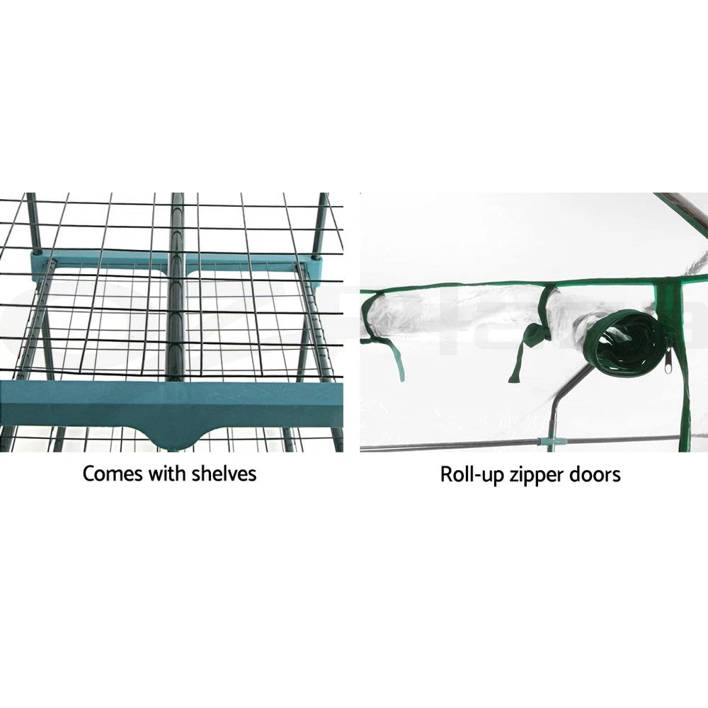 Green Fingers Greenhouse 4 Tiers Mini Green House Garden Bed Planter Box